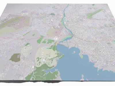 Cityscape Adana Turkey 3D model