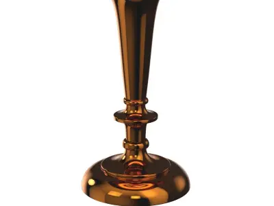 1920s English brass desk lamp U08062682942165 3D model