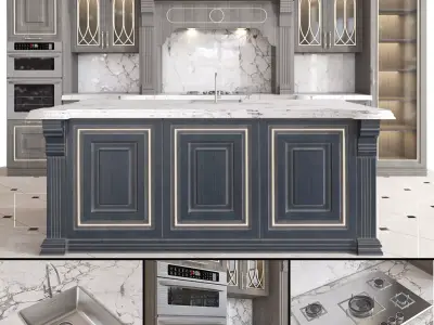 Kitchen 105 3D model