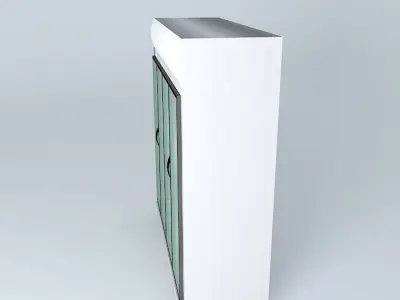 Kit815 exhibitor Refrigerator 2 Doors By Alex Marques Free 3D model