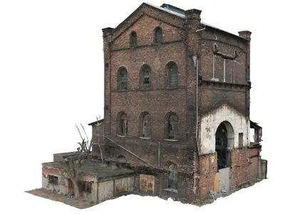 Abandoned Buildings Pack  3D model 3D model
