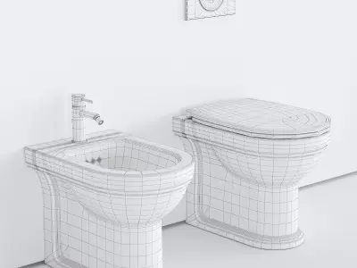 Ceramica Catalano Canova Royal WC Low-poly 3D model