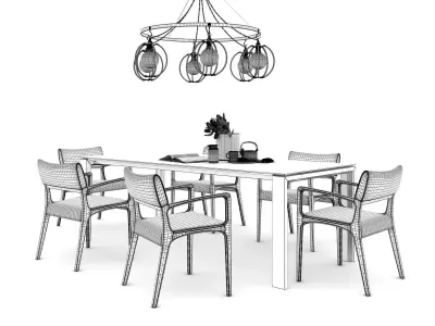 Dinning Set 33 3D model