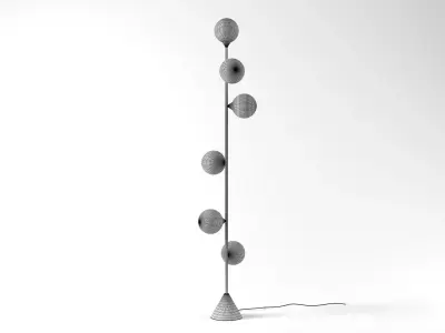 Vertical Globe 3D model