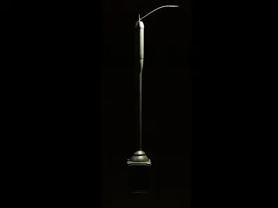 Street Light Low-poly 3D model 32