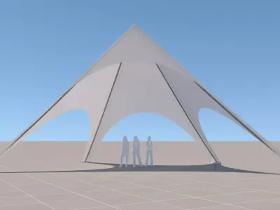 Tensile Membrane Structure 1 3D model