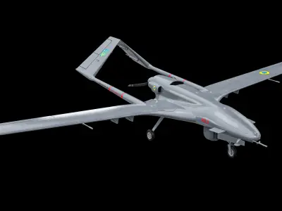  Bayraktar TB2 UCAV Drone Ukrainian Version PBR 