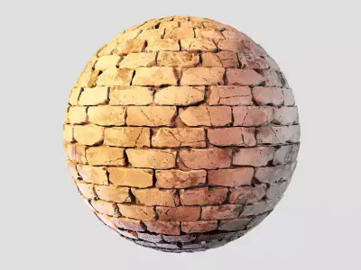 Old damaged raw cinder block brick texture da1 Texture