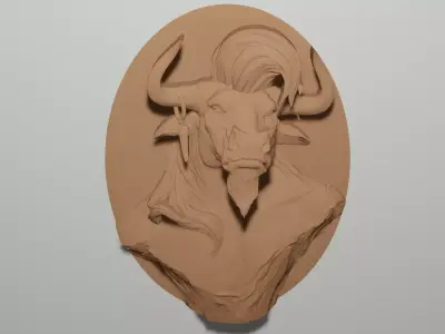 Minator artcam aspire relief model in stl format  3D model