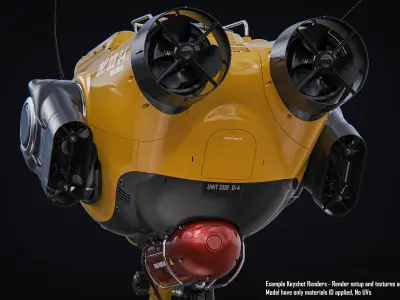 Sci Fi Submersible 3D model