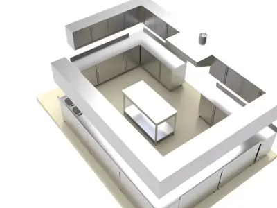 KITCHEN 52 3D model