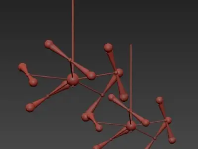 Sputnik Lighting Polyvore Australia 3D model