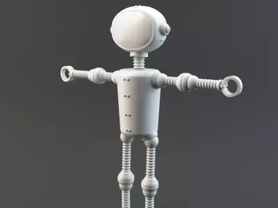 GraphBot robot 3D model