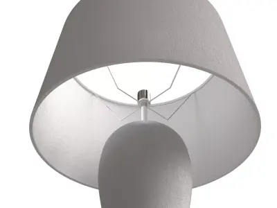 Contemporary Besame Floor Lamp in Cream Lacquer by Robert Kuo 3D model