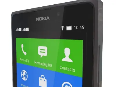Nokia XL Black 3D model