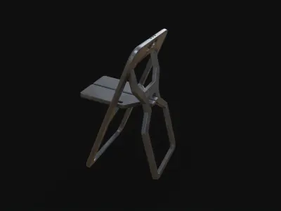 Folding Chair 01 Low-poly 3D model