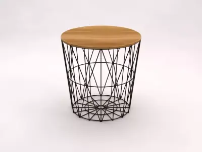 SIDE TABLE---Basket 3D model