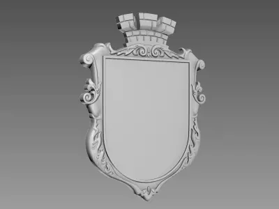 Coat of Arms Emblem 3D model