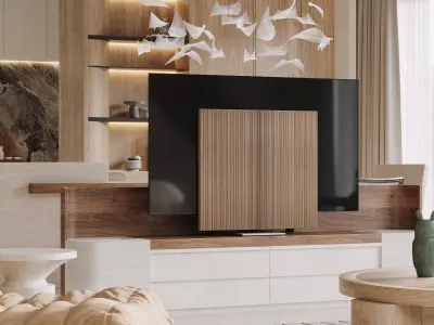   villa interior scenes 3D model