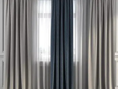 Curtain Set 285 3D model