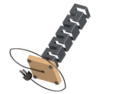 Lighting tube 3D print model