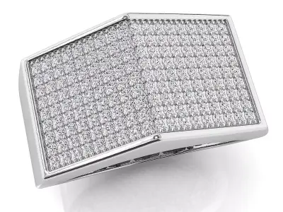 Big fancy mans ring 3D print model