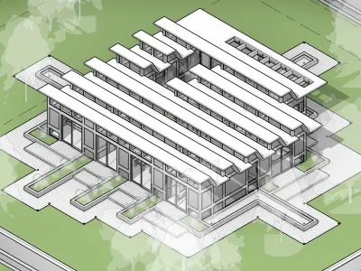 Misato house - Autodesk Revit 3D model