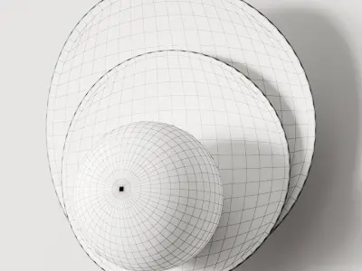 West Elm Olivia Wall Lamp 3D model