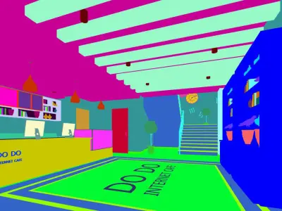 Business Restaurant - Coffee - Banquet  06 3D model