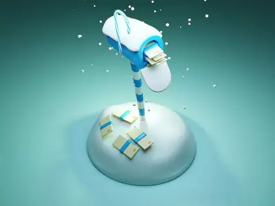 Mail Box 3D model of product 3D model