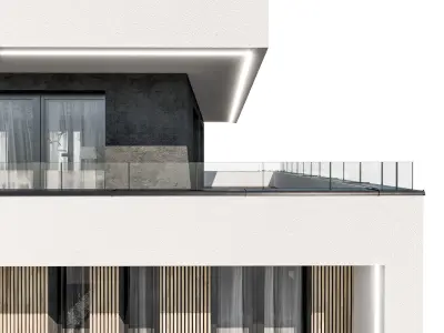 Modern house 04 3D model purchase