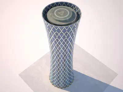 Tornado Tower low poly 3D model