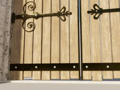 Fantasy Door Archway 3D model
