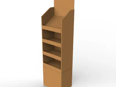 Point of Sale Cardboard Display Stand Texture