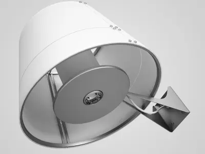 White Wall Lamp 29 3D model