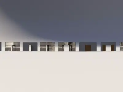 Doors all presets 3D model