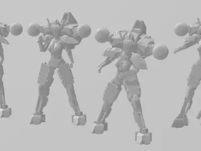 CRISIS BATTLESLUT SQUAD 3D print model