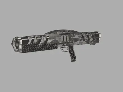 Sci-Fi Shotgun 3D model