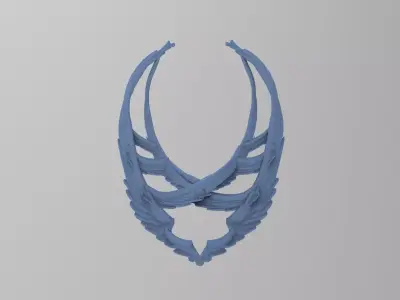 Palace weaved wings 5 3D model