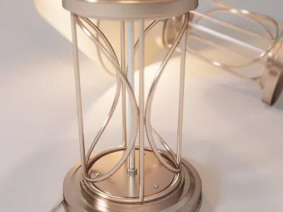 Desk lamp 3D model 44