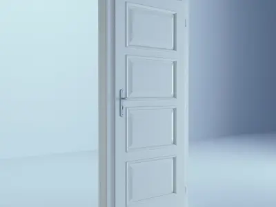 White Door 8 3D model