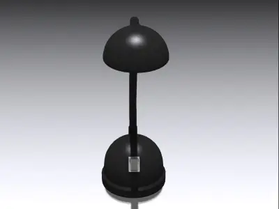 Desk lamp Low-poly 3D model 13