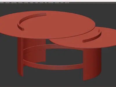 CENTER TABLE NORMAN Low-poly 3D model