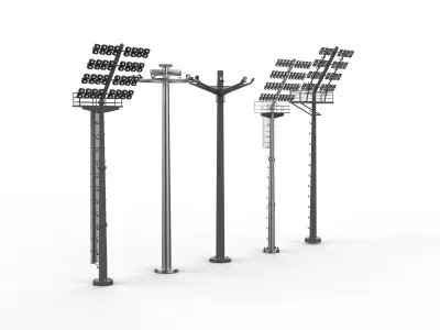 Stadium Light Tower  3D model