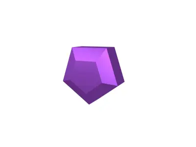 Gem v6 002 Low-poly 3D model