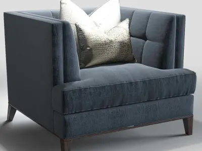 The Sofa  and Chair Company    Preston sofa    Hirst  table 3D model