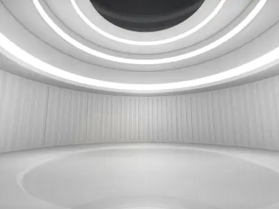 Sci Fi Room Low-poly 3D model