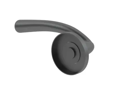 Urfic Winchester Door Handle Matt Black 3D model