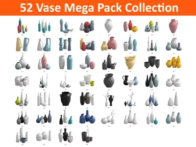 52 Vase Mega Pack Collection