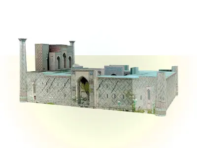 Ulugh Beg Madrasa 3D model